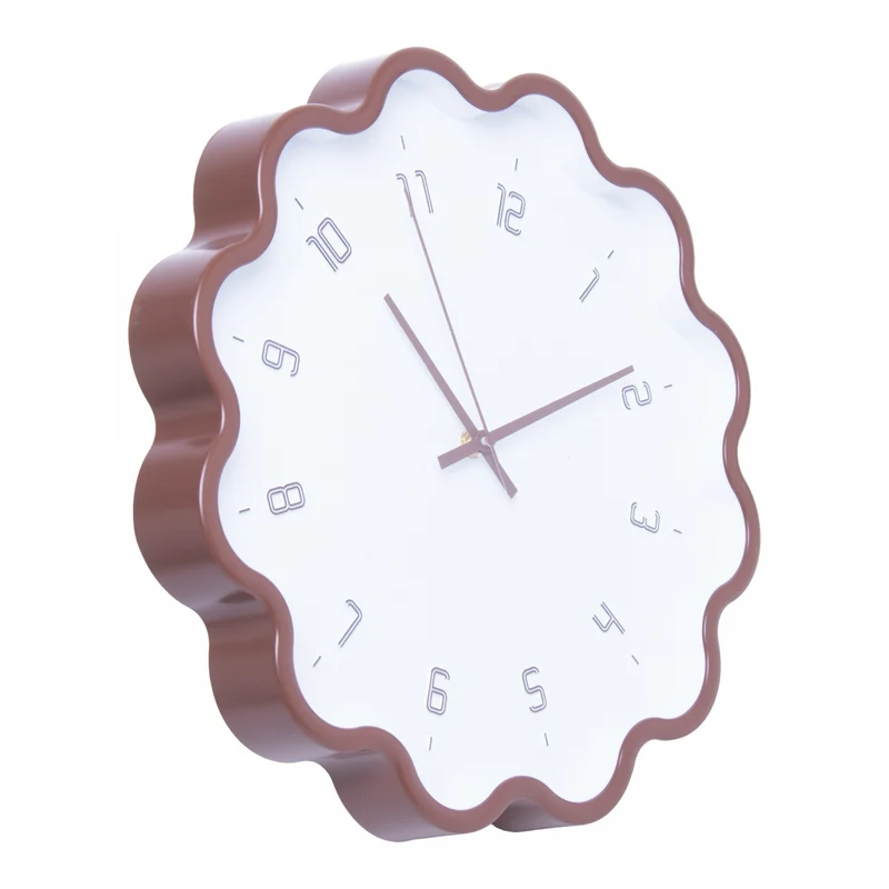 Relógio de Parede Star 35cm x 4cm Marrom Plástico - Lyor Unico - LYOR