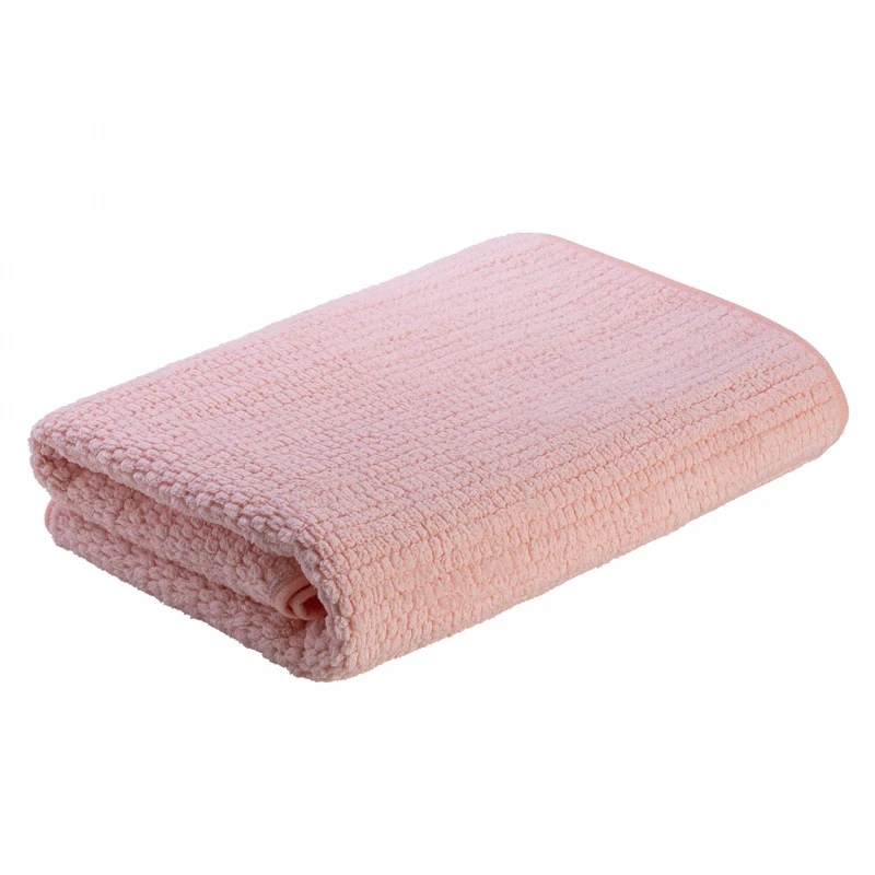 Toalha de Banho Essenza 70cm x 140cm Rosa Poliéster - Lyor Unico - LYOR