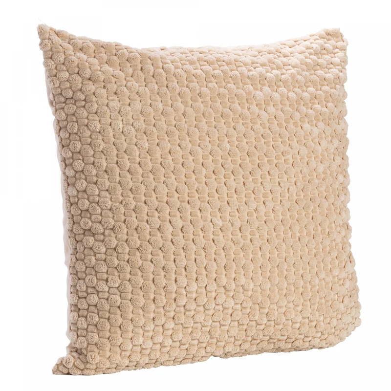Capa para Almofada Abraço 45cm x 45cm Bege Poliéster - Lyor Unico - LYOR