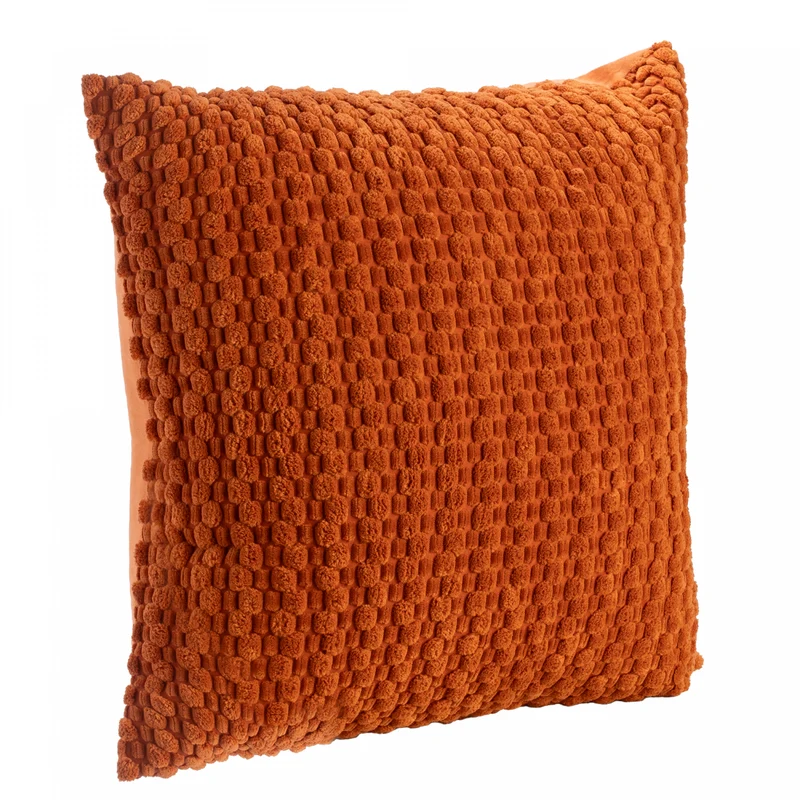 Capa para Almofada Abraço 45cm x 45cm Terracota Poliéster - Lyor Unico - LYOR