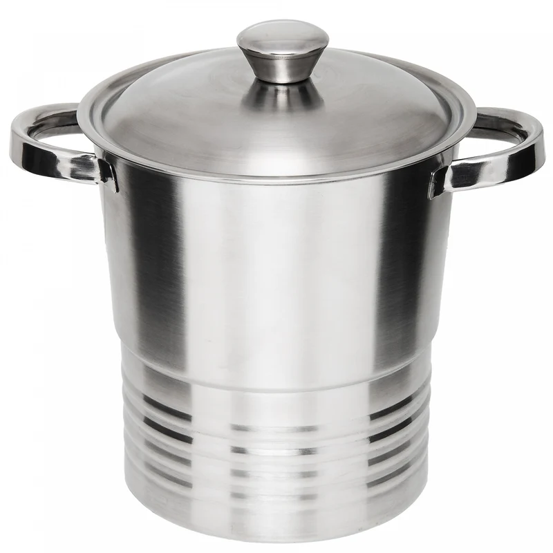 Cuscuzeira Indução Escovada Selection 16cm x 20cm Aço Inox - Lyor Unico - LYOR