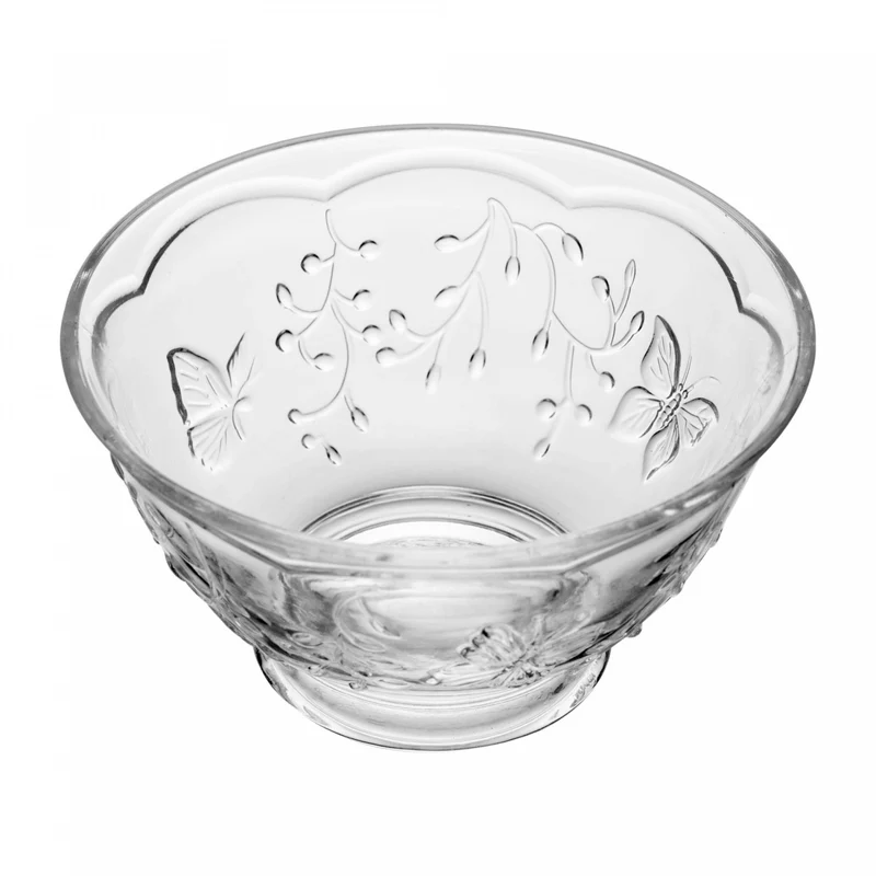 Bowl New Butterfly 12cm x 12cm x 6,5cm Cristal - Lyor Unico - LYOR