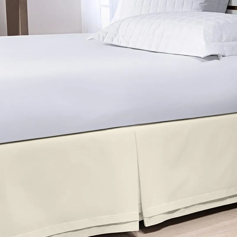 Saia Cama Box Solteiro Glass 200 Fios 100% Algodão Palha
