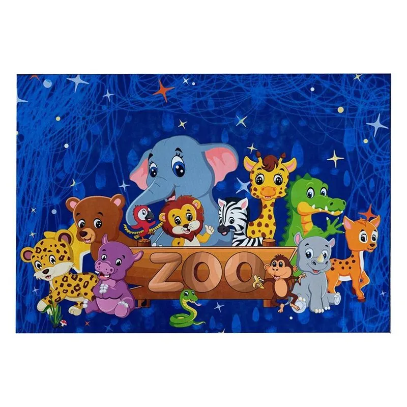 Tapete 1,40m X 1,00m Studio Mix 01 Peça - Zoológico