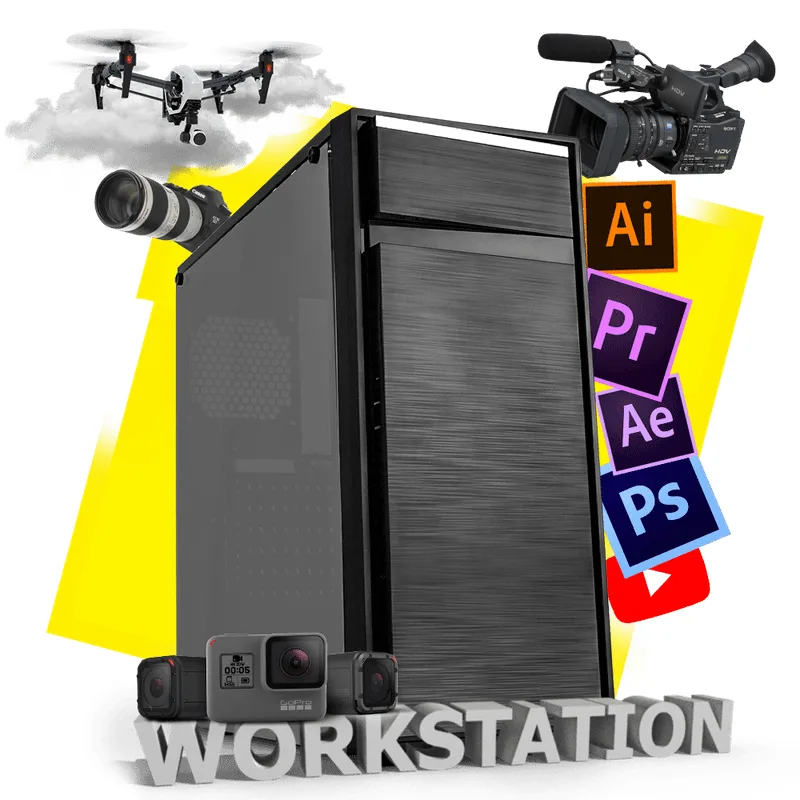Pc Neologic Workstation NLI80402 Intel i5-7400 8GB (Nvidia Quadro P1000) 1TB