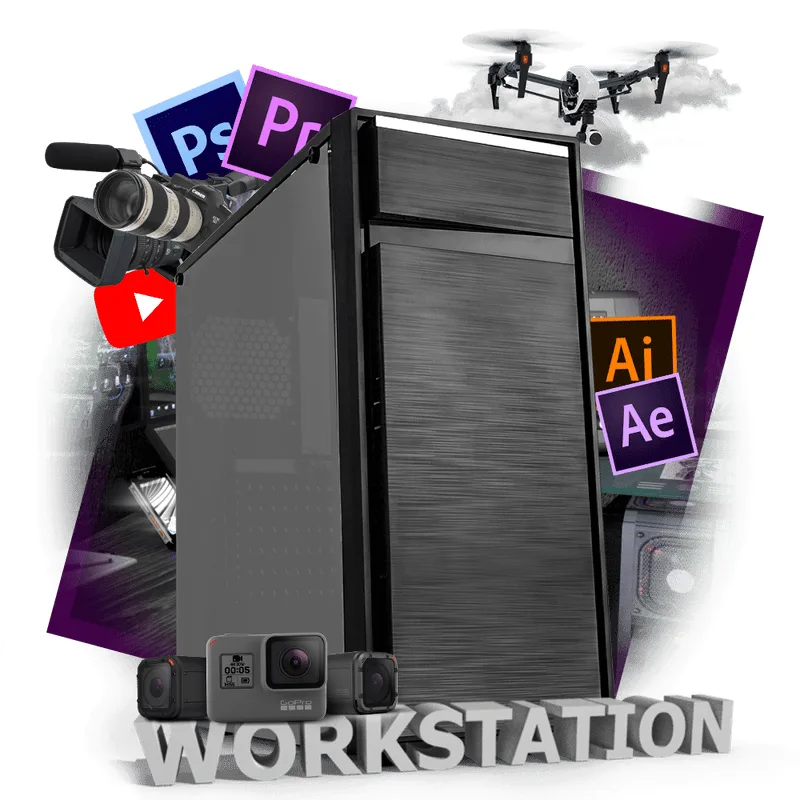 Pc Neologic Workstation NLI80406 Intel i3-8100 8GB (Nvidia Quadro P1000) 1TB
