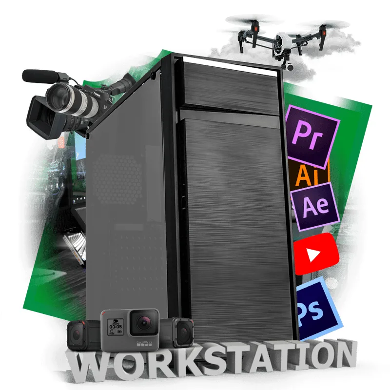 Pc Neologic Workstation NLI80407 Intel i3-8100 16GB (Nvidia Quadro P1000) 1TB
