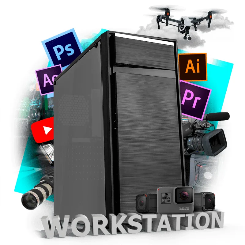 Pc Neologic Workstation NLI80411 Intel i7-8700 16GB (Nvidia Quadro P1000) 1TB