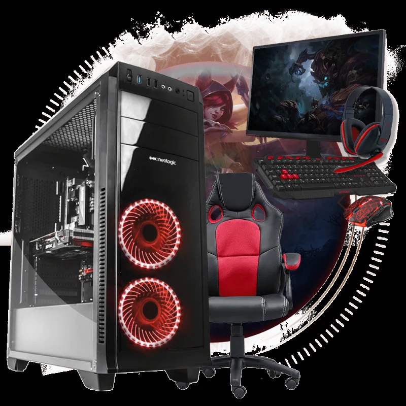 PC Gamer Completo Neologic NLI80949 Intel Core i5-8400 8GB (GeForce GTX 1050Ti 4GB)1TB + Cadeira Gamer
