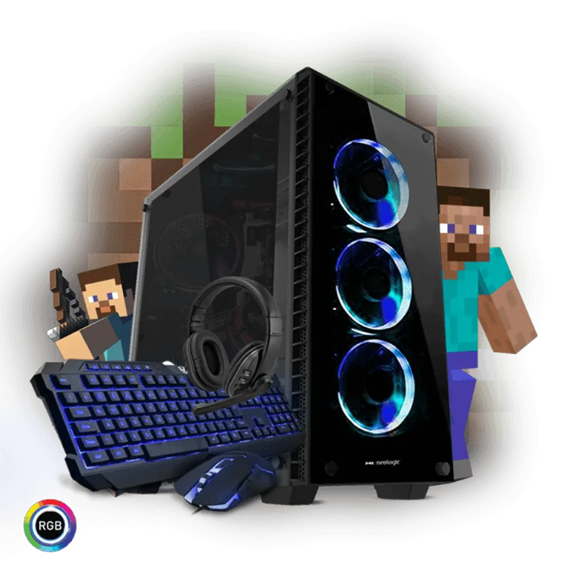 Kit PC Gamer Neologic Mine Box NLI80994 G3930 8GB (Geforce GTX 1050) 1TB