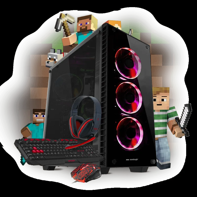 Kit Pc Gamer Neologic Mine Box NLI80998 G5400 8GB (Geforce GTX 1050) 1TB