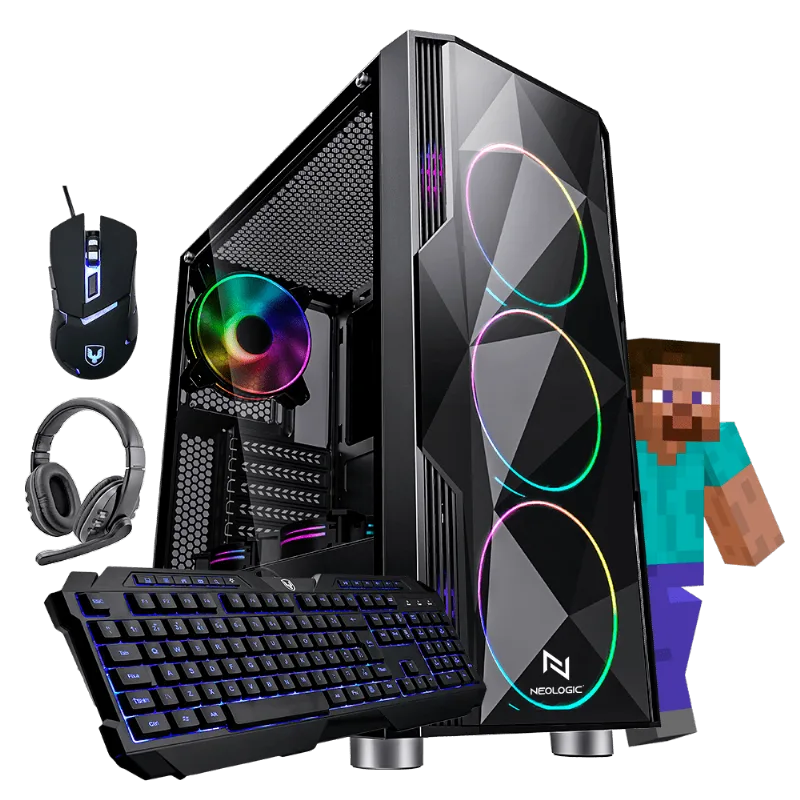 Kit PC Gamer Neologic Mine Box NLI81030 G5400 8GB (GeForce GTX 1030) 1TB