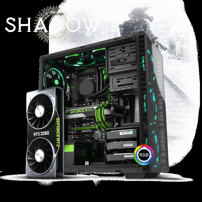 PC Gamer Neologic Shadow I NLI81153 INTEL I5-9400F 8GB (RTX 2060) 1TB