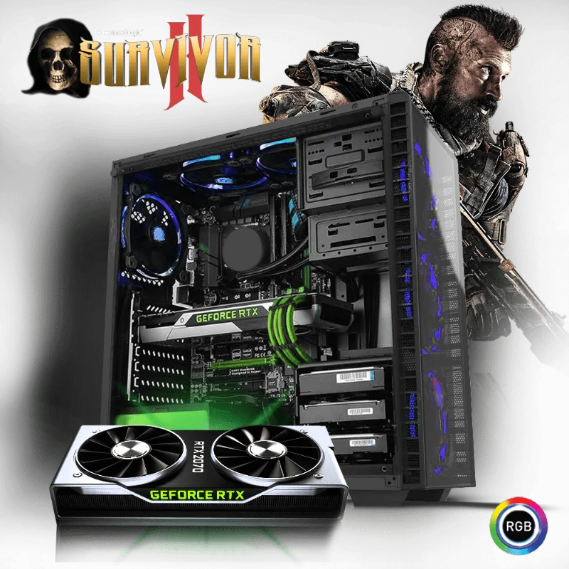 PC Gamer Neologic Survivor II NLI81157 RYZEN 7 2700 8GB (RTX 2070) 1TB