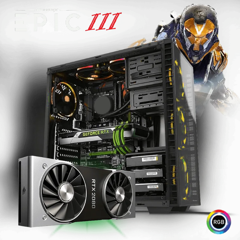 PC Gamer Neologic Epic III NLI81161 INTEL I7-9700K 8GB (RTX 2080) 1TB