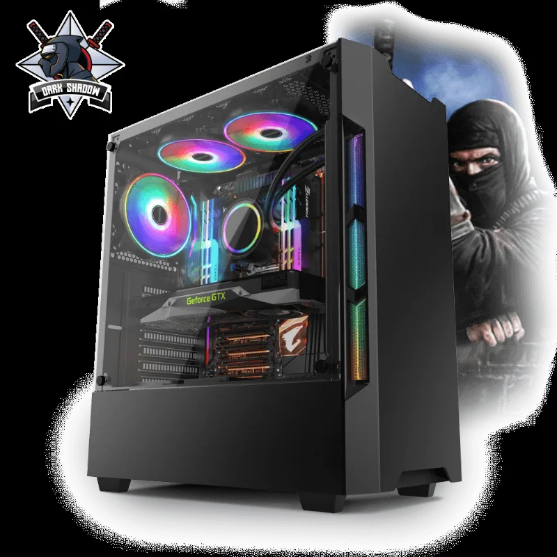 PC Gamer Neologic Dark Shadow NLI81166 Intel i7-7700 8GB (GeForce GTX 1660Ti) 1TB