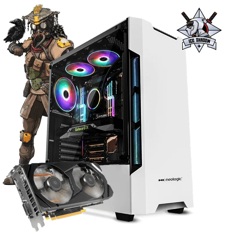 Pc Gamer Neologic Ice Shadow NLI81280 Intel i7-7700 8GB (GTX 1660) 1TB