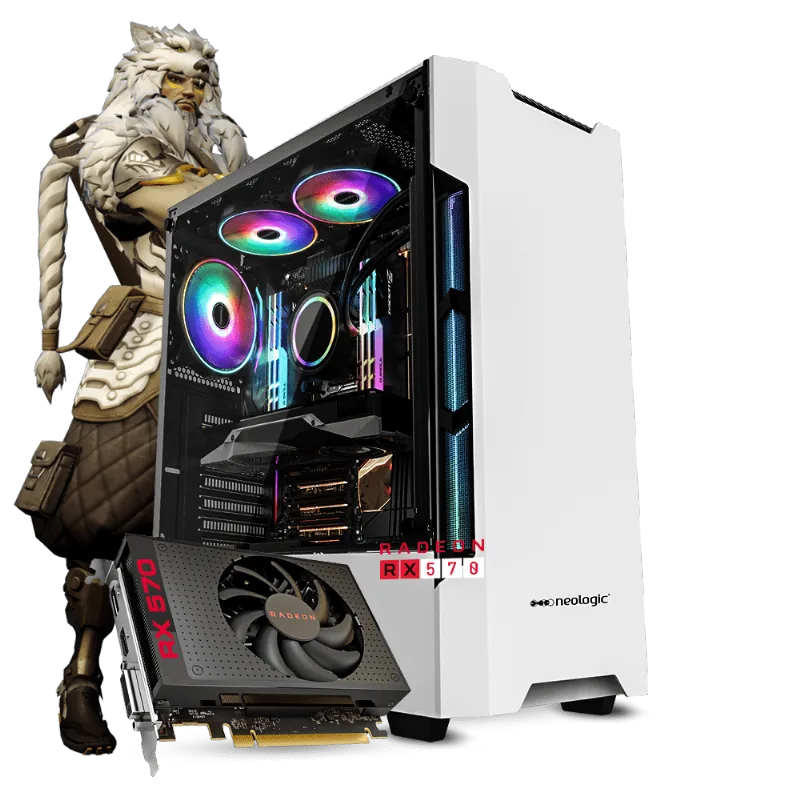 PC Gamer Neologic NLI81369 Ryzen 7 2700 8GB (RX 570 4GB) SSD 240GB