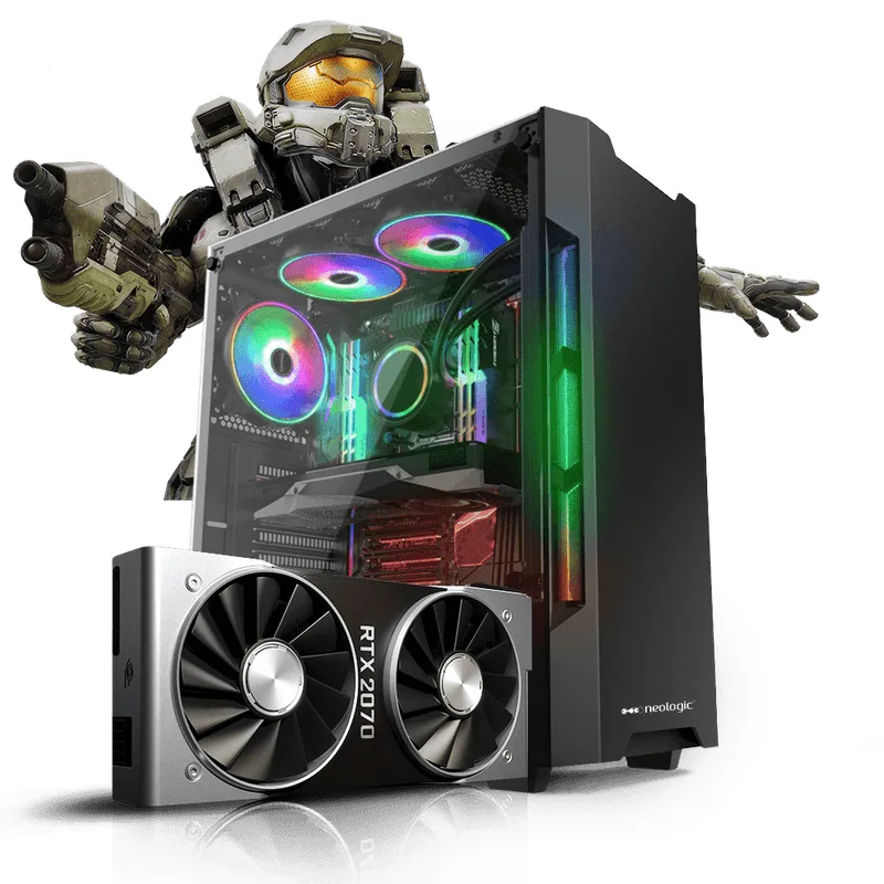 PC Gamer Neologic NLI81406 I7-8700 32GB (RTX 2070) SSD 480GB Win 10