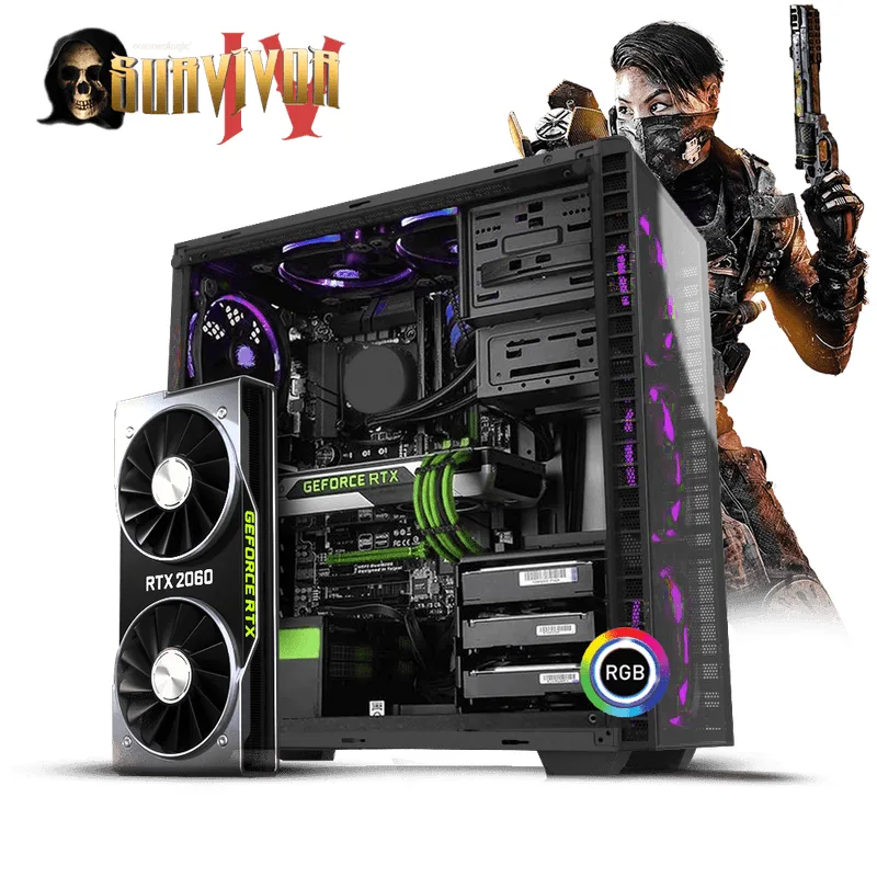Pc Gamer Neologic Survivor IV NLI81182 Ryzen 7 2700 16GB (RTX 2060) 1TB