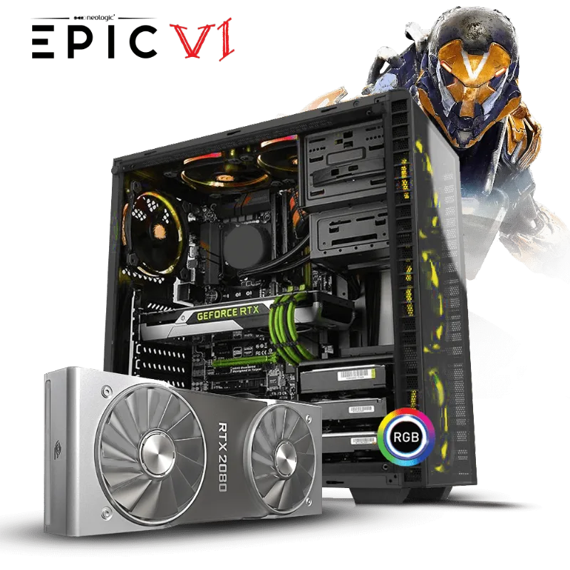 Pc Gamer Neologic Epic VI NLI81187 Intel i7-9700K 16GB (RTX 2080) 1TB