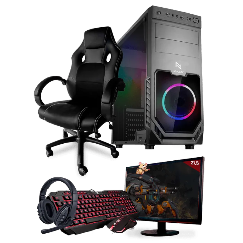 PC Gamer Completo Neologic Start NLI81441 Ryzen 3 2200G 8GB ( Radeon Vega 8 Integrado) SSD 240GB + Cadeira Gamer