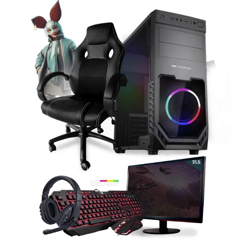 PC Gamer Completo Neologic Start NLI81448 Ryzen 5 2400G 8GB (Radeon RX Vega 11 Integrado) SSD 480GB + Cadeira Gamer