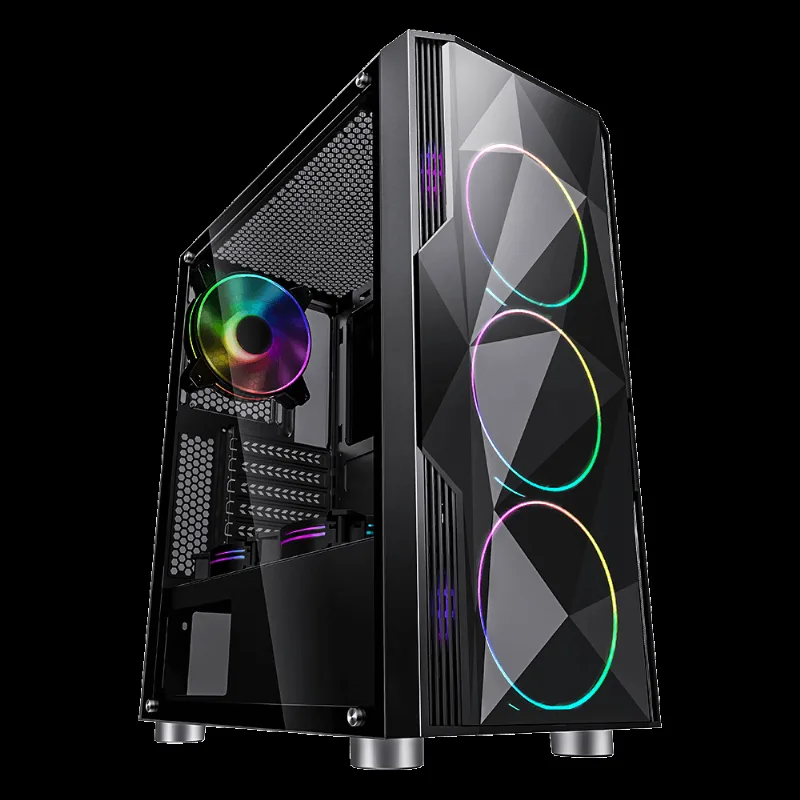 Gabinete Gamer Neologic Phantom NL-3401 C/ 3 Coolers RGB
