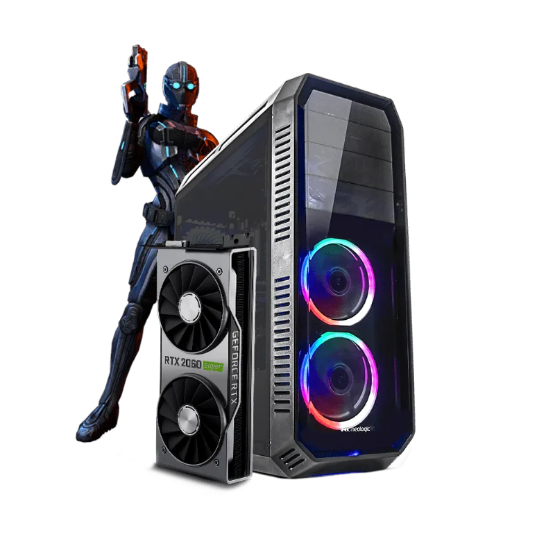 PC Gamer Neologic E-Sports Box NLI81658 Intel I7 8700 8GB (RTX 2060 SUPER 8GB) 1TB