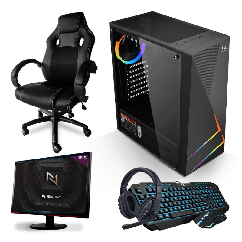 PC Gamer Completo Neologic Start NLI81631 Ryzen 3 3200G 8GB (Radeon Vega 8 Integrado) SSD 240GB