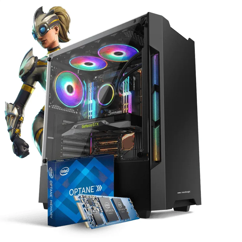 Pc Gamer Neologic NLI81672 Intel 9º Geração i5-9400F 8GB (GTX 1660ti 6GB) 1TB + Intel Optane 16GB