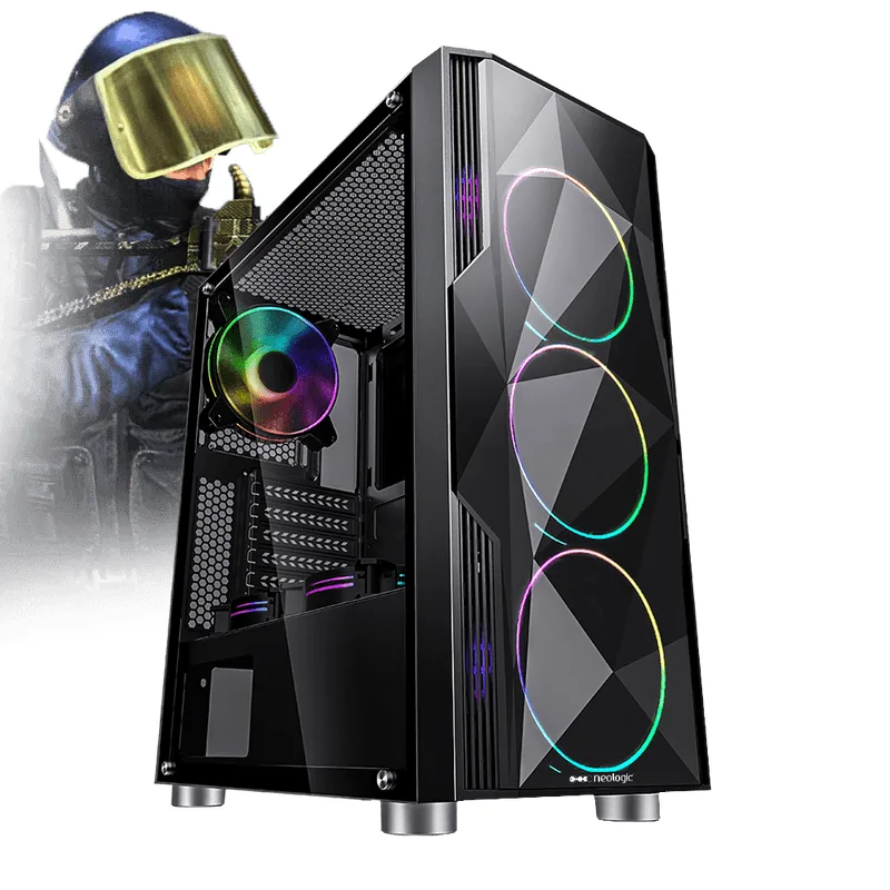 Pc Gamer E-Sports Neologic NLI81701 Intel i3-8100 8GB (GTX 1650 4GB) 1TB