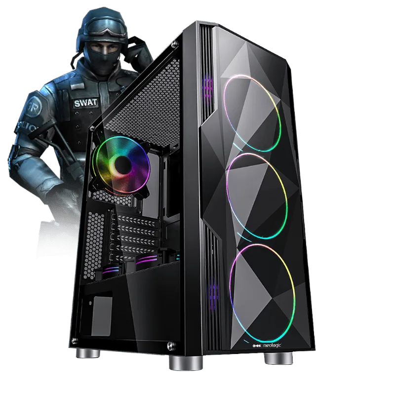 Pc Gamer E-Sports Neologic NLI81702 Intel i3-9100F 8GB (GTX 1650 4GB) 1TB