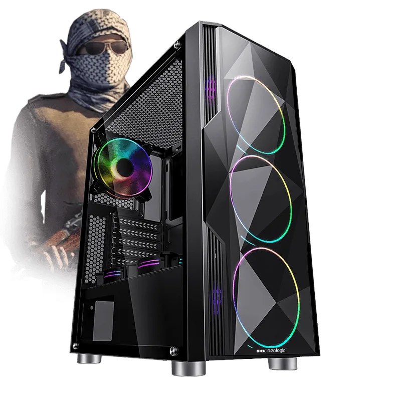 Pc Gamer E-Sports Neologic NLI81708 Intel i5-9400F 8GB (GTX 1660 6GB) 1TB
