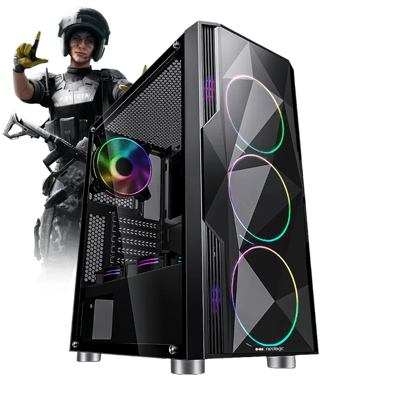 Pc Gamer E-Sports Neologic NLI81719 Intel I7 8700 8GB (RTX 2080 SUPER 8GB) 1TB