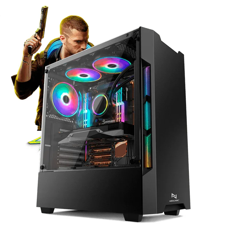 Pc Gamer E-Sports Box Neologic NLI81749 Intel I7 9700K 8GB (GTX 1660 SUPER 6GB) 1TB