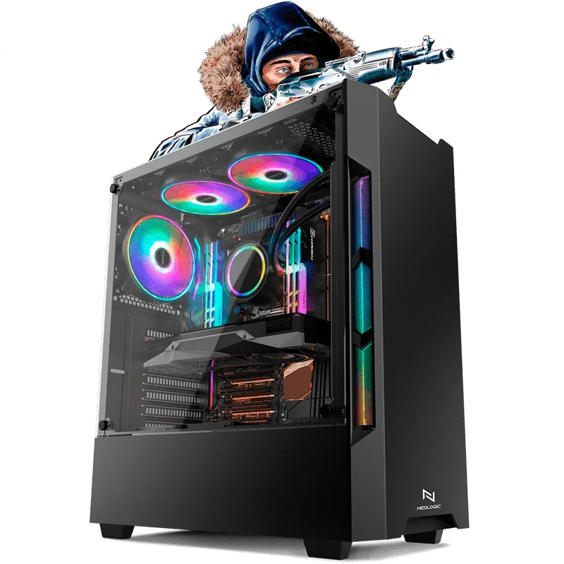 Pc Gamer E-Sports Box Neologic NLI81750 Ryzen 3 2200G 8GB (GTX 1660 SUPER 6GB) 1TB