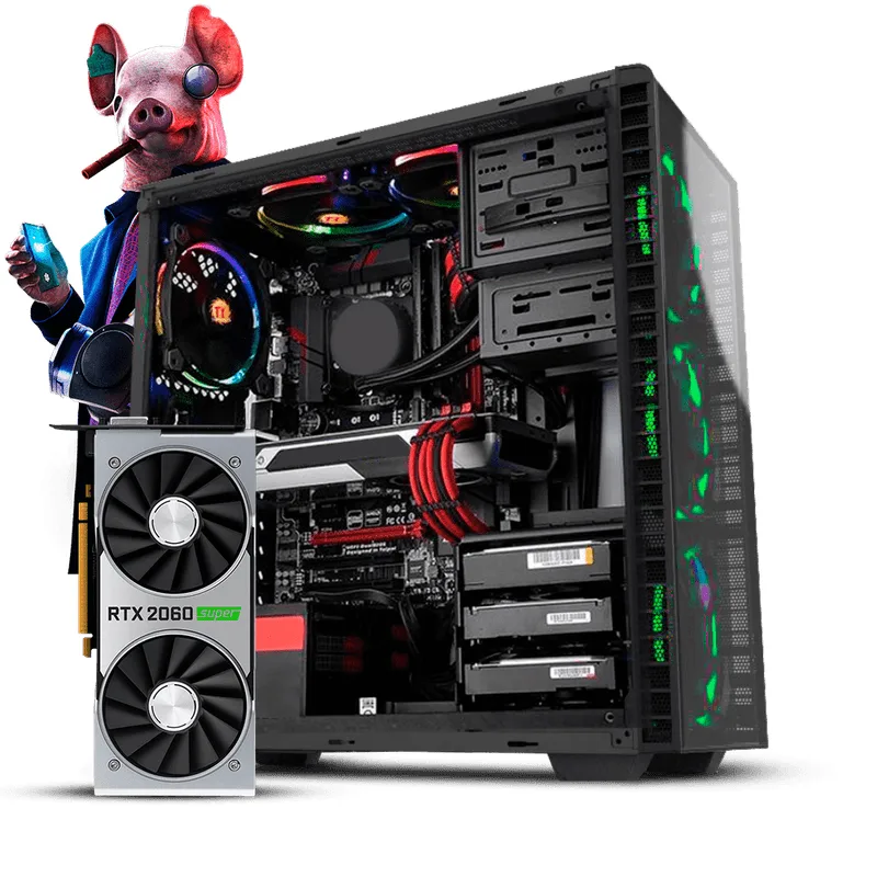 PC Gamer Neologic Dragon Platinum NLI81813 i7-9700KF 16GB SSD480GB (RTX 2060 Super 8GB) 1TB