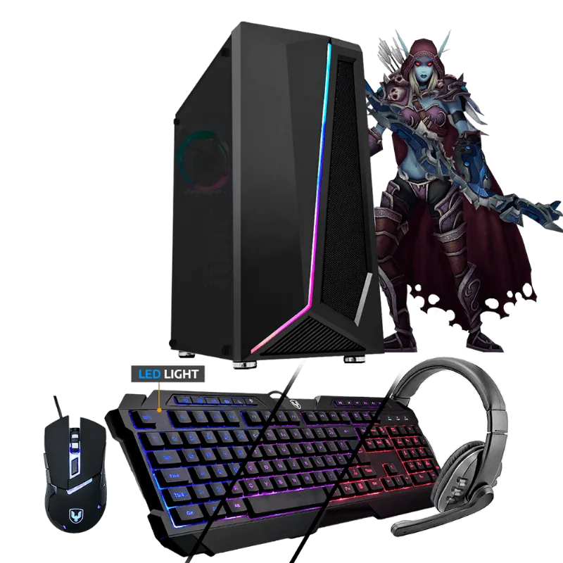 Kit - PC Gamer Neologic X NLI81870 Intel G-5900 8GB (GTX 1650 4GB) 1TB