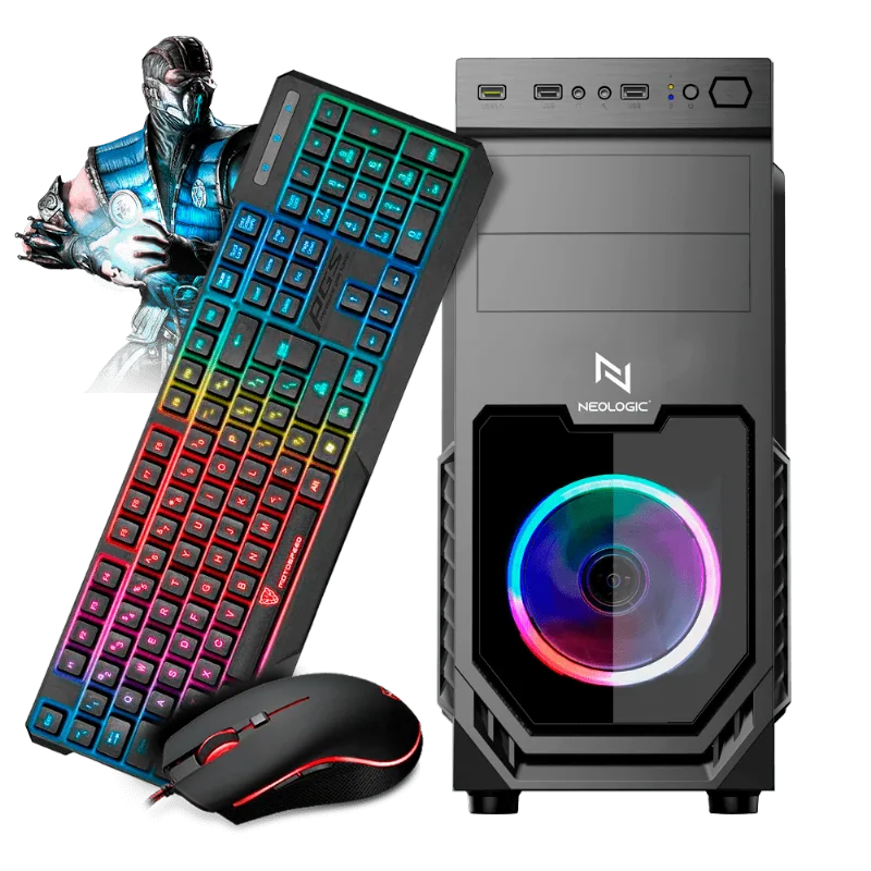 KIT - PC Gamer Neologic Motospeed NLI82179 AMD Ryzen 3 2200G 16GB (Radeon Vega 8 Integrado) SSD 240GB