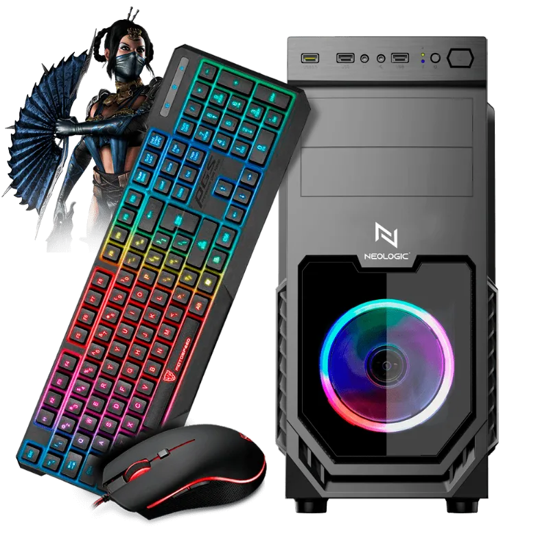 Kit PC Gamer Neologic Motospeed NLI82181 Intel I3-9100F 16GB (GTX 1650 4GB) SSD 120GB