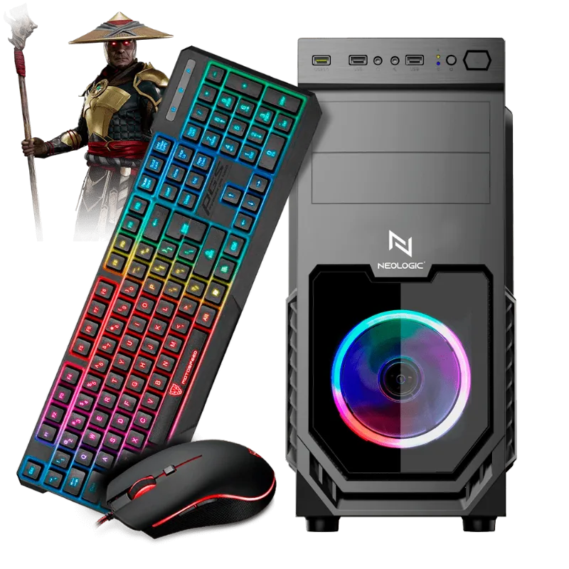 Kit PC Gamer Neologic Motospeed NLI82183 Intel I3-9100F 16GB (GTX 1650 4GB) SSD 120GB