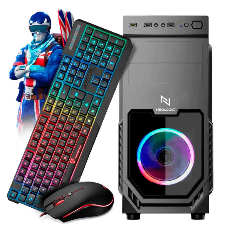 Kit PC Gamer Neologic Motospeed NLI82186 Intel I5-9400F 8GB (GTX 1650 4GB) SSD 240GB