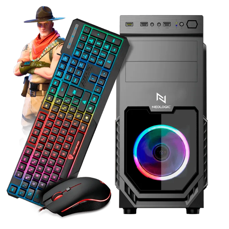 Kit PC Gamer Neologic Motospeed NLI82187 Intel I5-9400F 16GB (GTX 1650 4GB) SSD 240GB