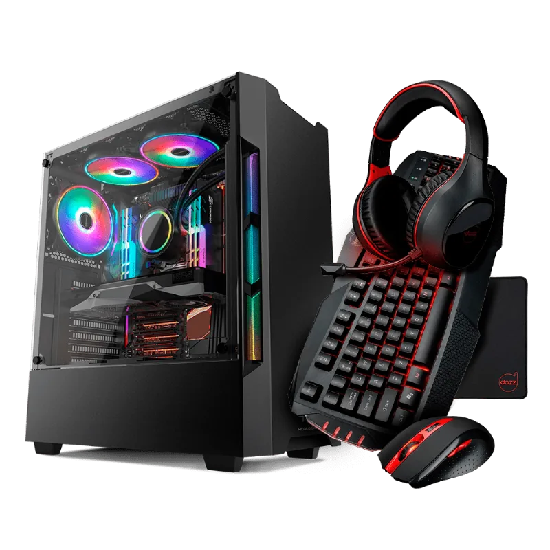 Kit - PC Gamer Neologic O Pai Ta On NLI82321 Intel i5-9400F 8GB (GTX 1050TI 4GB) 1TB 400W 80 Plus + Kit Gamer Arsenal