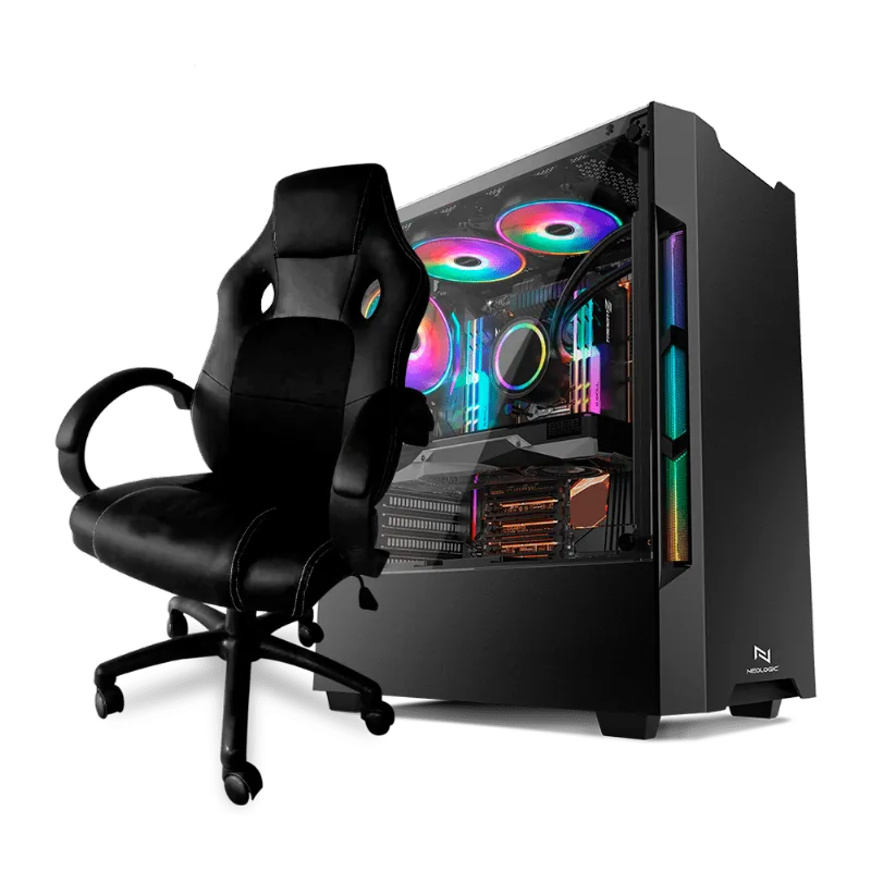 Pc Gamer Neologic NLI82358 Intel i5-9400F (GTX 1050TI 4GB) 8GB DDR4, 1TB 400W 80 PLUS + Cadeira Gamer