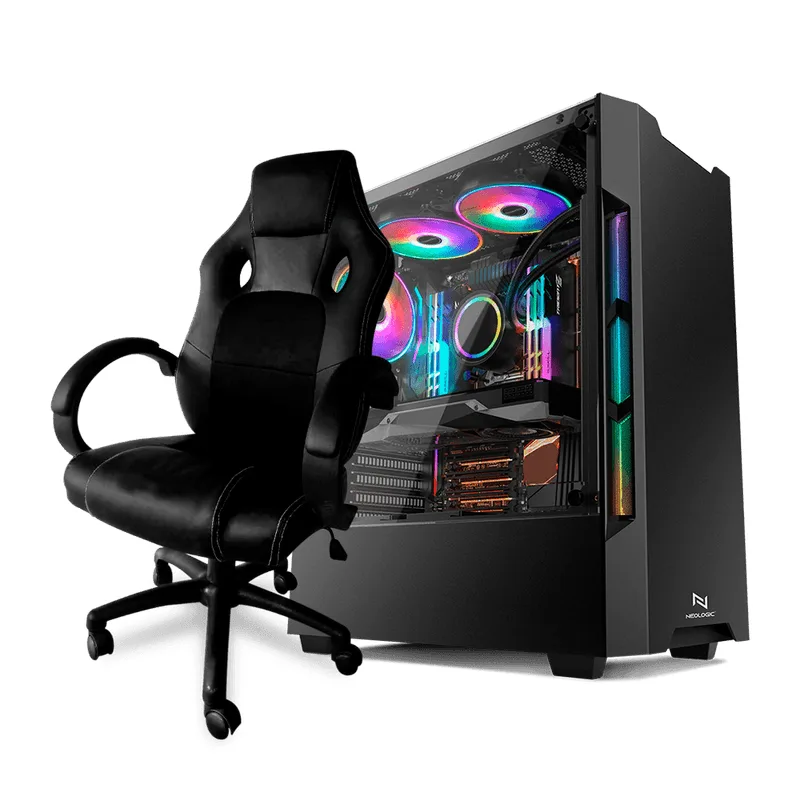 Pc Gamer Neologic NLI82361 Intel i5-9400F (GTX 1050TI 4GB) 16GB DDR4,SSD 240GB 400W 80 PLUS + Cadeira Gamer