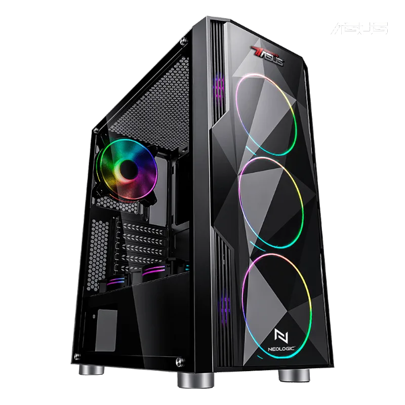 Pc Gamer Neologic Powered By Asus NLI82384 Ryzen 5 3500 8GB DDR4 (GTX 1650 4GB) HD 1TB 500W 80 Plus