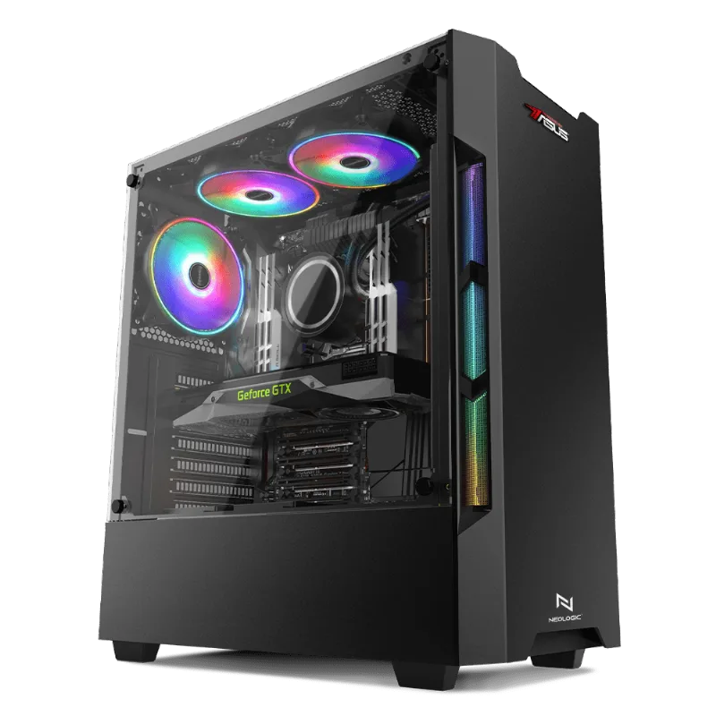 Pc Gamer Neologic Powered By Asus NLI82396 Intel i7-10700F 16GB DDR4 (GTX 1650 4GB) HD 1TB 500W 80 Plus