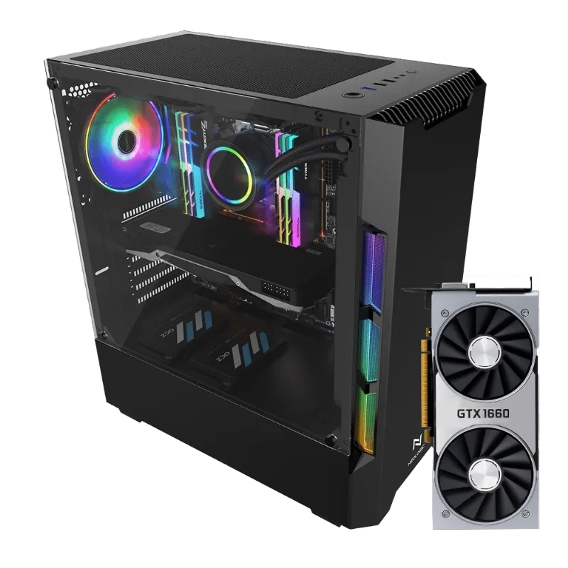 PC Gamer Neologic Moba Box NLI82593 Intel i5 10400F 8GB (GTX 1660 6GB) SSD 240GB